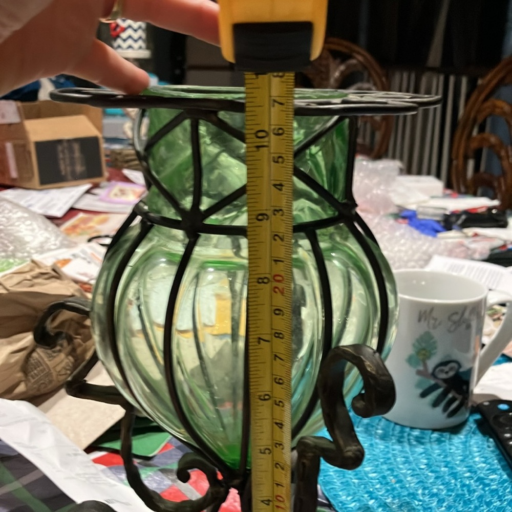 Vintage blown caged glass - Picture 2 of 2